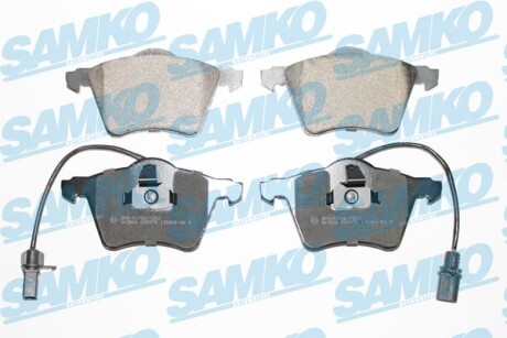 Тормозные колодки дисковые, комплект SAMKO 5SP975