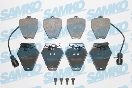 Тормозные колодки дисковые, комплект SAMKO 5SP981