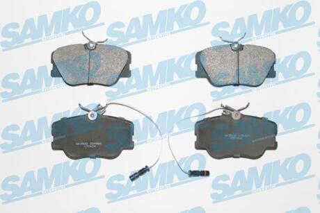 Тормозные колодки дисковые, комплект SAMKO 5SP986