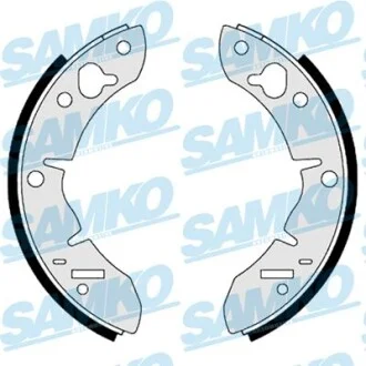 Колодки тормозные барабанные, комплект SAMKO 80560