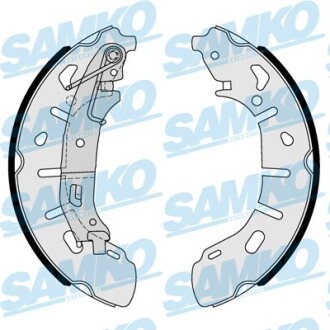 Колодки тормозные барабанные, комплект SAMKO 81101