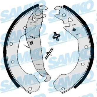 Колодки тормозные барабанные, комплект SAMKO 84650