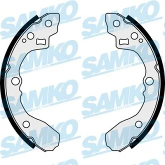 Колодки тормозные барабанные, комплект SAMKO 88060