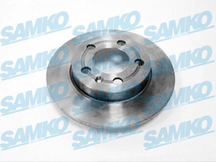 Тормозной диск задний невентилируемый SAMKO A1592P
