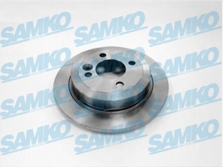 Тормозной диск задний невентилируемый SAMKO B2009P