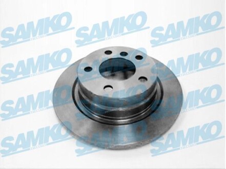 Тормозной диск задний невентилируемый SAMKO B2058P