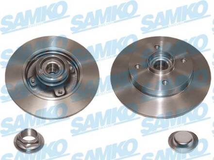Тормозной диск невентилируемый SAMKO C1036PCA