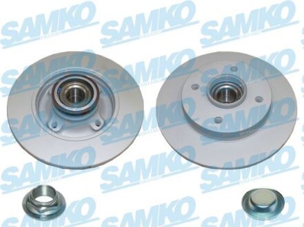 Тормозной диск невентилируемый SAMKO C1036PRCA