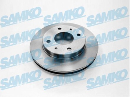 Тормозной диск вентилируемый, 1 шт. SAMKO D1381V