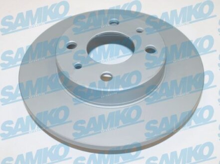 Тормозной диск невентилируемый SAMKO F2081PR