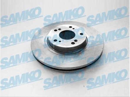 Тормозной диск вентилируемый, 1 шт. SAMKO H1032V