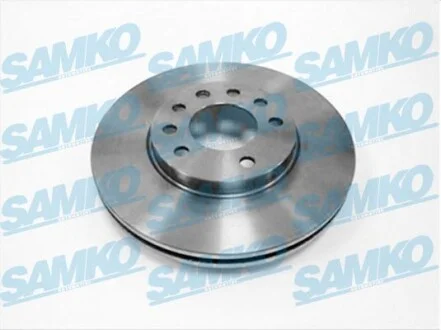 Тормозной диск вентилируемый, 1 шт. SAMKO O1411V