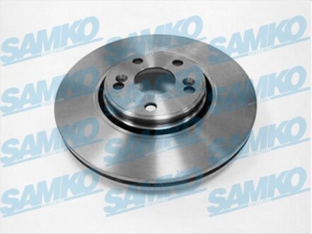 Тормозной диск вентилируемый, 1 шт. SAMKO R1013V