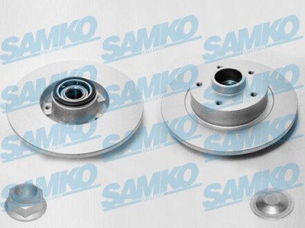 Тормозной диск невентилируемый SAMKO R1049PRCA