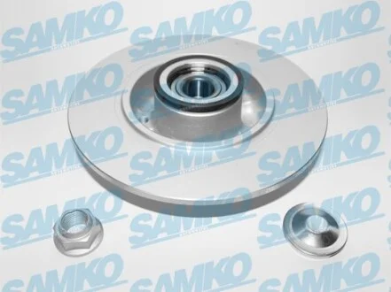 Тормозной диск задний невентилируемый SAMKO R1076PRCA