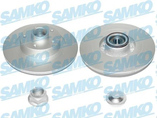 Тормозной диск задний невентилируемый SAMKO R1079PRCA (фото 1)