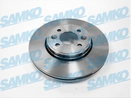 Тормозной диск вентилируемый, 1 шт. SAMKO R1583V