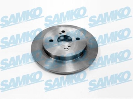 Тормозной диск задний невентилируемый SAMKO T2033P