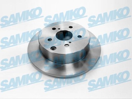Тормозной диск задний невентилируемый SAMKO T2039P