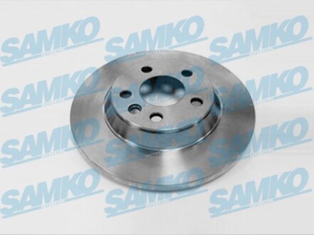 Тормозной диск задний невентилируемый SAMKO V2002P