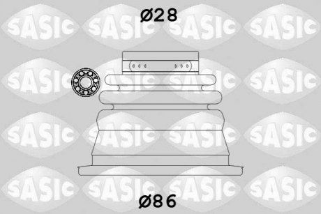 Пыльник приводного вала SASIC 4003464