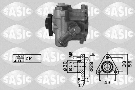 Насос гидроусилителя руля SASIC 7076049