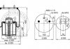 941MB Пневмоподушка причіпа ресора пневматична (з пластиковим стаканом) BPW SAUER S2290941200 (фото 1)