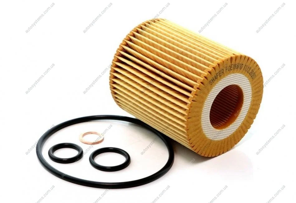 Фильтр масляный BMW 1 (E81), 3 (E46, E90), 5 (E60), X1 (E84), Z4 (E85), 1.6-2.5, 00-15 SHAFER FOE1661D (фото 1)