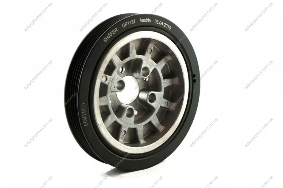 Шкив коленвала VW Polo, Caddy II, Skoda Felicia 1.7-1.9 TDI 94-05 SHAFER GP1157 (фото 1)