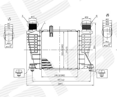 Інтеркулер NISSAN NOTE, 06 - 08 Signeda RI96396
