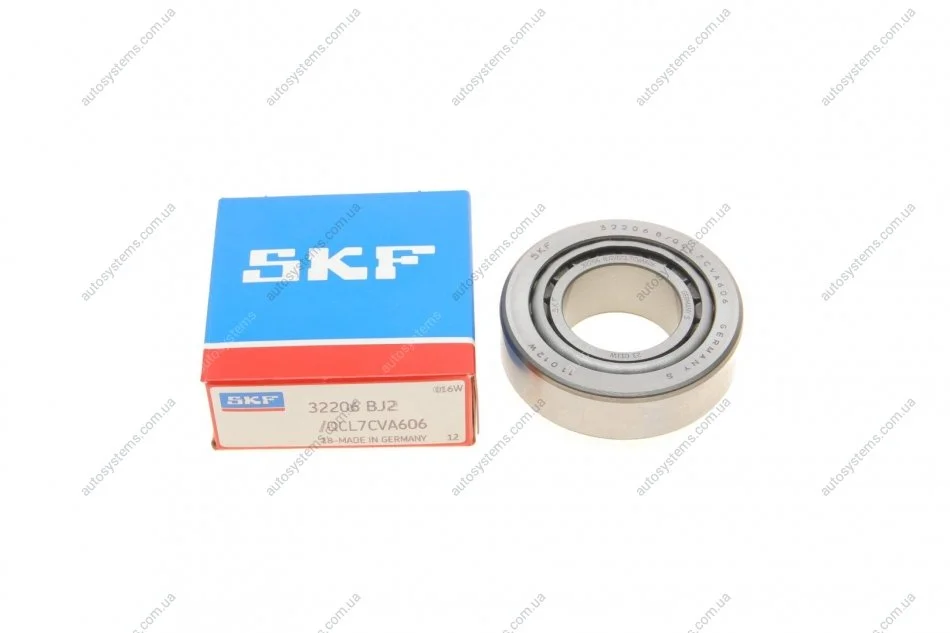 Підшипник (30x62x21.25) SKF 32206 BJ2/QCL7CVA606 (фото 1)