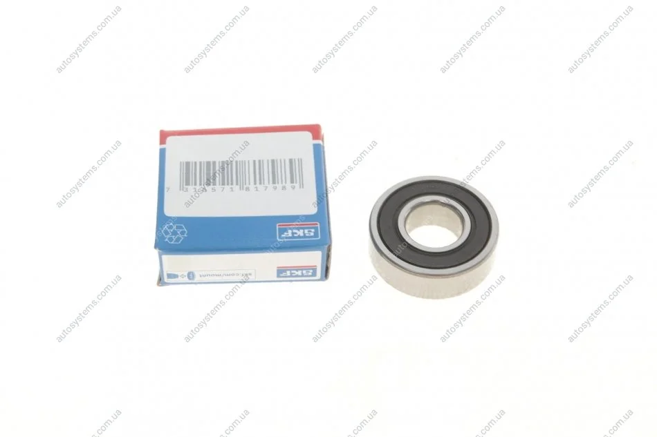Підшипник генератора (15x35x11) SKF 6202-2RSH/C3 (фото 1)