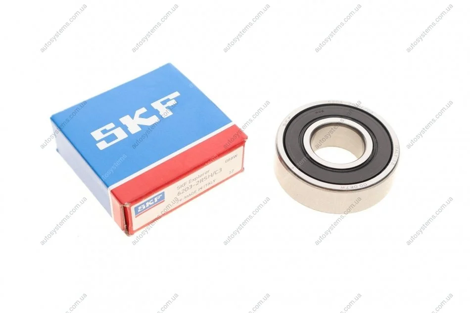 Підшипник (17x40x12) SKF 6203-2RSH/C3 (фото 1)