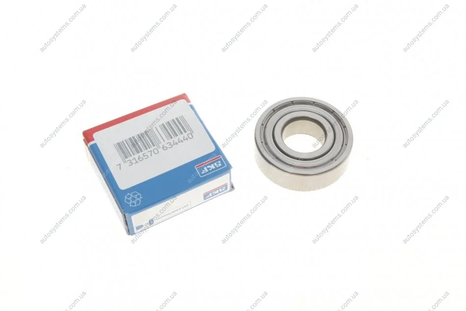 Підшипник (17x40x12) SKF 6203-2Z/C3 (фото 1)