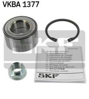 Подшипник ступицы колеса, комплект SKF VKBA 1377