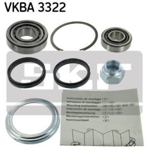 Подшипник ступицы колеса, комплект SKF VKBA 3322