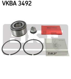 Подшипник ступицы колеса, комплект SKF VKBA 3492