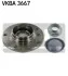 Підшипник маточини (передньої) BMW 5 (E34)/7 (E32)/8 (E31) -99 (к-кт) (+ABS) SKF VKBA 3667 (фото 2)