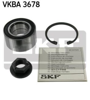 Подшипник ступицы колеса, комплект SKF VKBA 3678