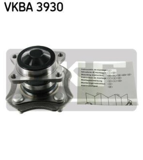 Подшипник ступицы колеса, комплект SKF VKBA 3930