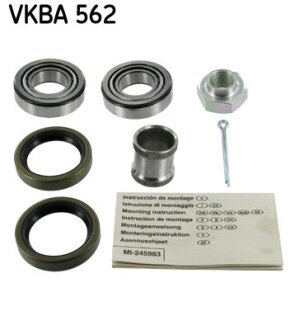 Подшипник ступицы колеса, комплект SKF VKBA 562