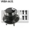Подшипник ступицы колеса, комплект SKF VKBA 6631 (фото 1)