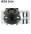 Підшипник маточини (задньої) Ford Fiesta 08-17 (к-кт) (+ABS) SKF VKBA 6654 (фото 2)