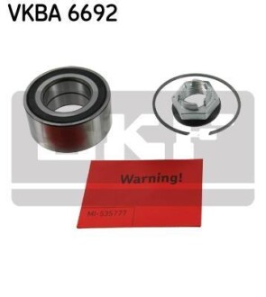 Подшипник ступицы колеса, комплект SKF VKBA 6692