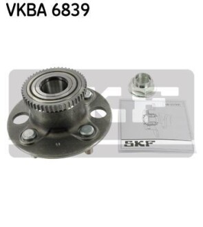 Подшипник ступицы колеса, комплект SKF VKBA 6839