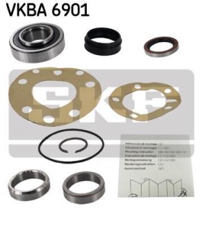 Подшипник ступицы колеса, комплект SKF VKBA 6901