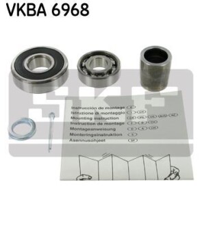 Подшипник ступицы колеса, комплект SKF VKBA 6968