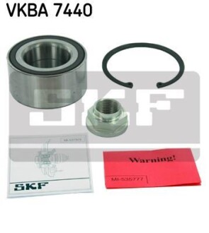 Подшипник ступицы колеса, комплект SKF VKBA 7440