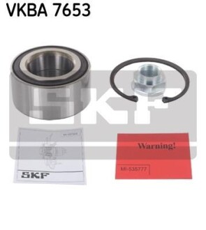 Подшипник ступицы колеса, комплект SKF VKBA 7653