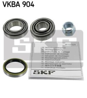 Подшипник ступицы колеса, комплект SKF VKBA 904